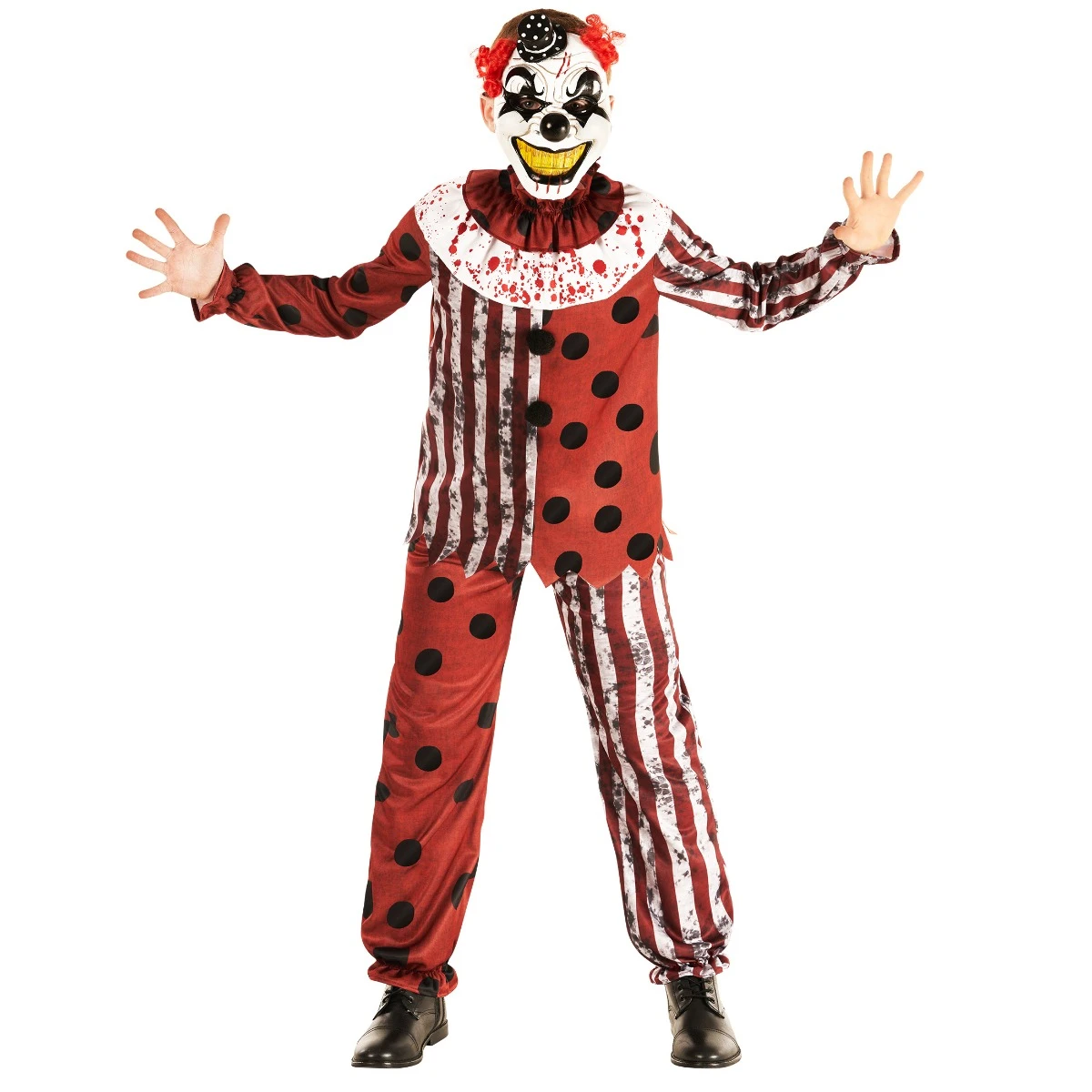 Costume Da Clown Terriente Per Bambini 10 Costume Da Clown Terriente Per Bambini - immagine 8