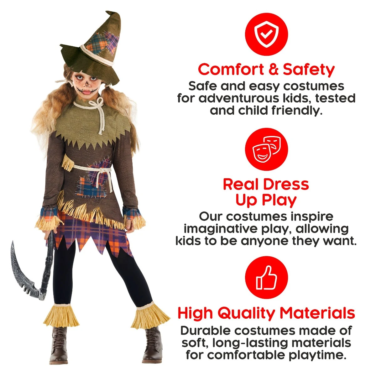 Spaventoso Spaventapasseri Per Bambini 6 Spaventoso Spaventapasseri Per Bambini - immagine 4