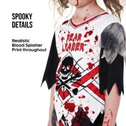 Cheerleader Di Zombi Per Bambini -Vendite Morphsuits mckfl zombie fear leader kids 07