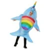 Kids Giant Narwhal Inflatable Costume 2 Kids Giant Narwhal Inflatable Costume -Vendite Morphsuits mckgina narhwaal inflatable kids lead