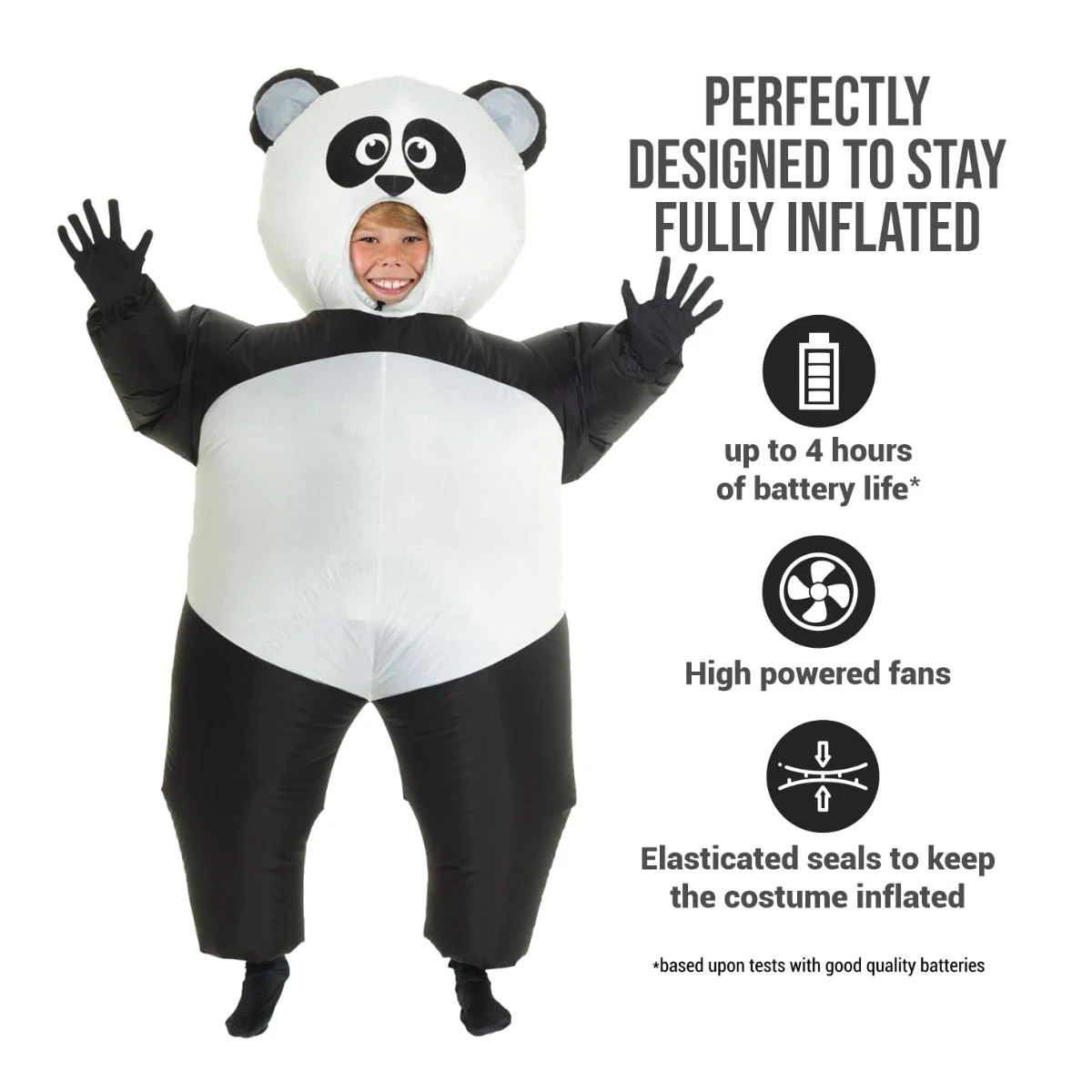 Costume Gonfiabile Da Panda Gigante Per Bambini 4 Costume Gonfiabile Da Panda Gigante Per Bambini - immagine 2