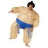 Costume Gonfiabile Da Lottatore Di Sumo Gigante Per Uomo 1 Costume Gonfiabile Da Lottatore Di Sumo Gigante Per Uomo -Vendite Morphsuits mckgisbl sumo inflatable megamorph blue adult 1