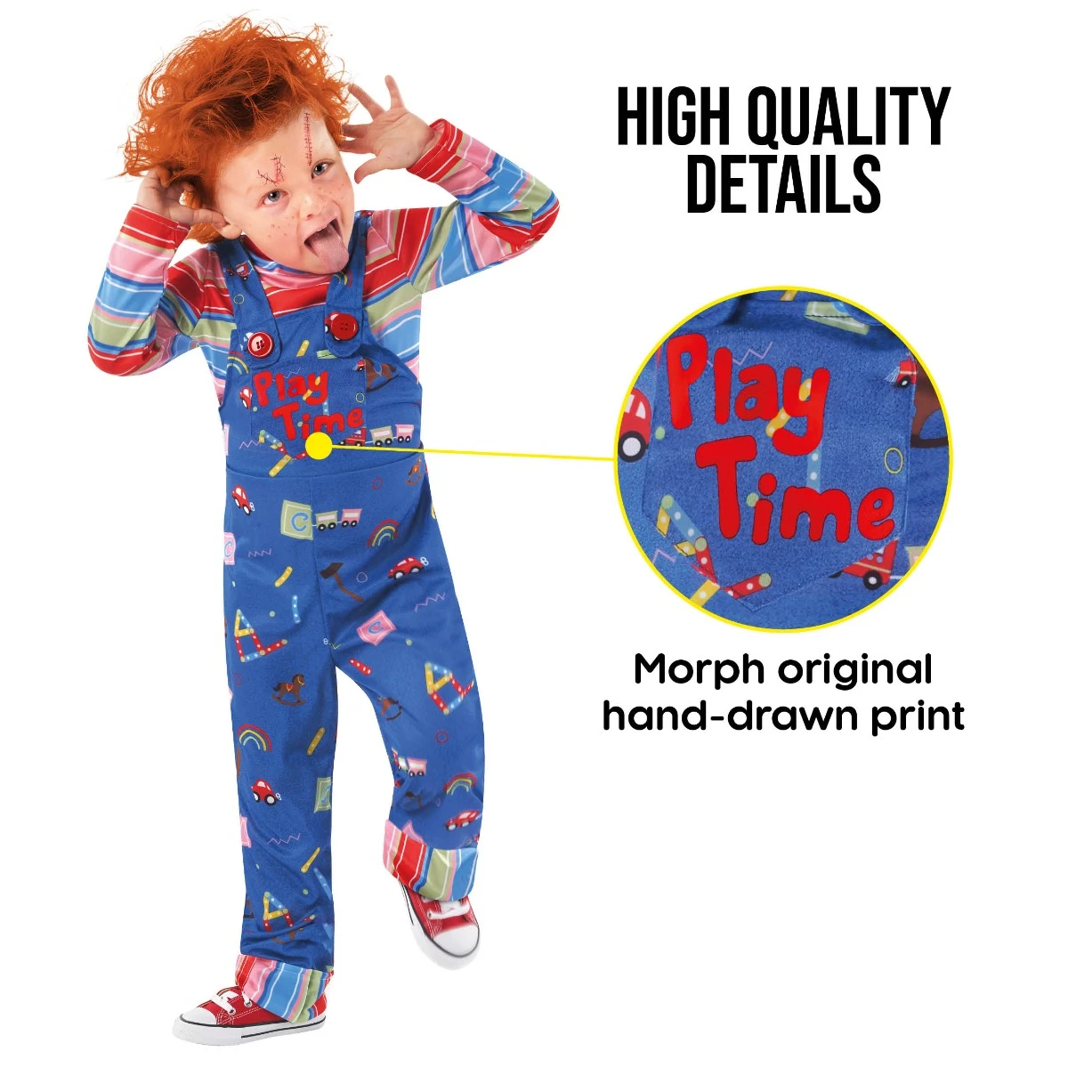 Costume Da Bambola Del Cinema Malvagio Per Bambini 5 Costume Da Bambola Del Cinema Malvagio Per Bambini - immagine 3