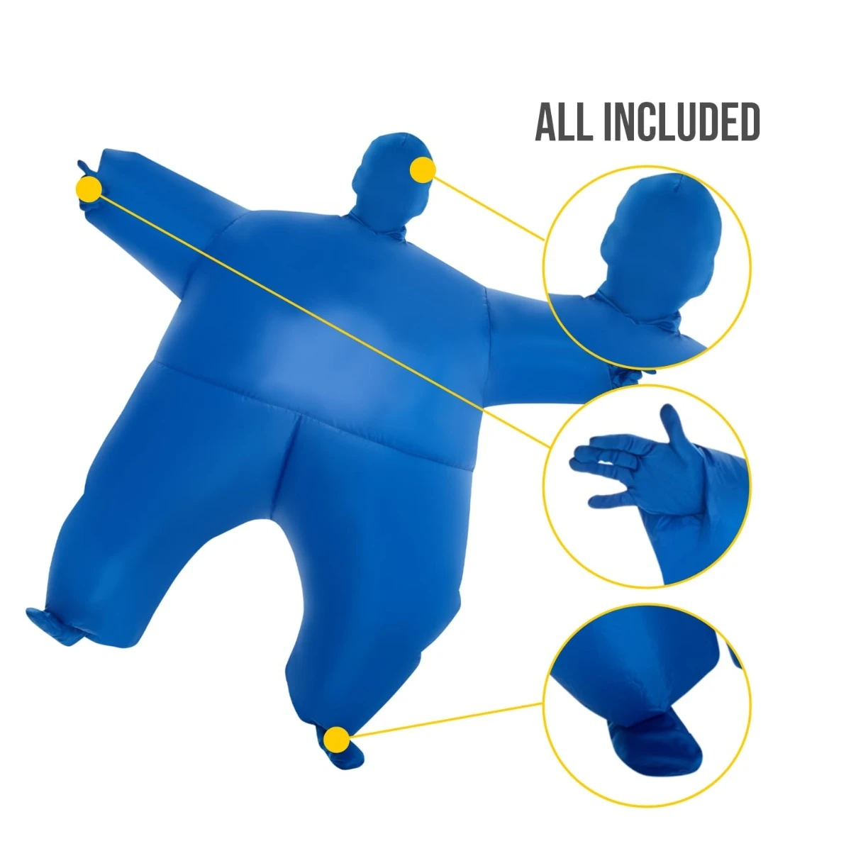 Costume Gonfiabile Blu Bambino 5 Costume Gonfiabile Blu Bambino - immagine 3