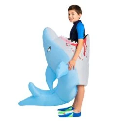 Kids Lil' Man Eating Shark Inflatable Costume -Vendite Morphsuits mckimes man eating shark kids secondary 1 1