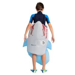 Kids Lil' Man Eating Shark Inflatable Costume -Vendite Morphsuits mckimes man eating shark kids secondary 2 1