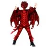 Costume Da Drago Per Bambini Rosso 2 Costume Da Drago Per Bambini Rosso -Vendite Morphsuits mckjfdr dragon jumpssuit red kids 1