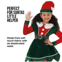 Costume Da Elfo Verde Mormora Per Bambini -Vendite Morphsuits mckmeg mistletoe elf dress kids 10