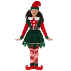 Costume Da Elfo Verde Mormora Per Bambini -Vendite Morphsuits mckmeg mistletoe elf dress kids 2