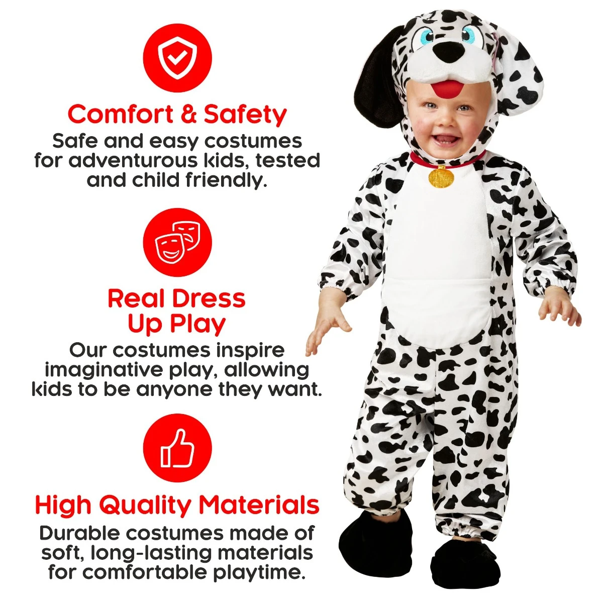 Costume Da Cucciolo Di Dalmata Per Bambino 9 Costume Da Cucciolo Di Dalmata Per Bambino - immagine 7