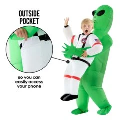 Costume Da Alieno Gonfiabile Con Astronauta Per Bambini -Vendite Morphsuits mckpiaa astronaut alien pmu inflatable kids 06