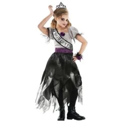 Costume Da Regina Terroriente Per Bambini 17 Costume Da Regina Terroriente Per Bambini -Vendite Morphsuits mckqs spooky prom queen kids 04