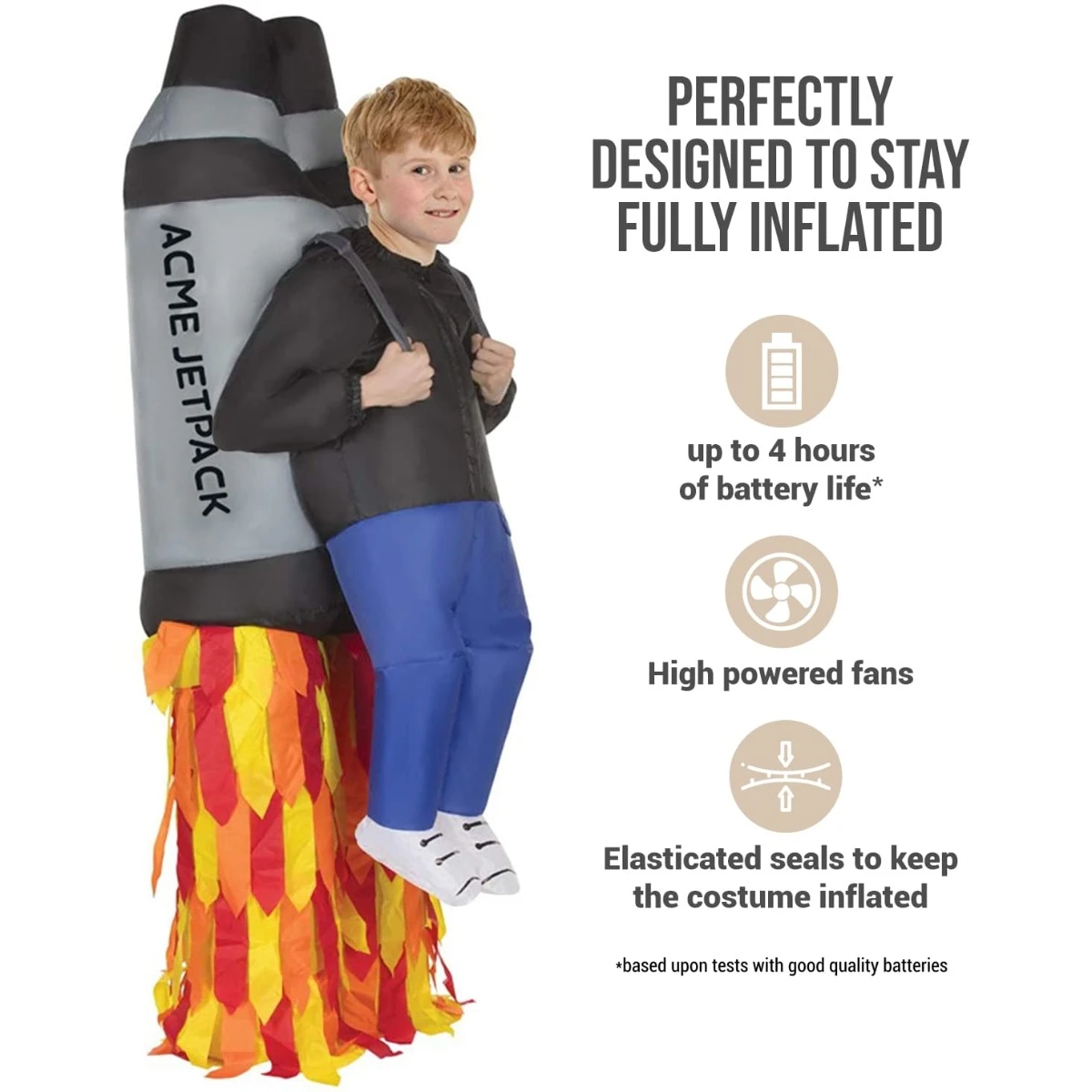Costume Gonfiabile Jet Pack Bambino 4 Costume Gonfiabile Jet Pack Bambino - immagine 2