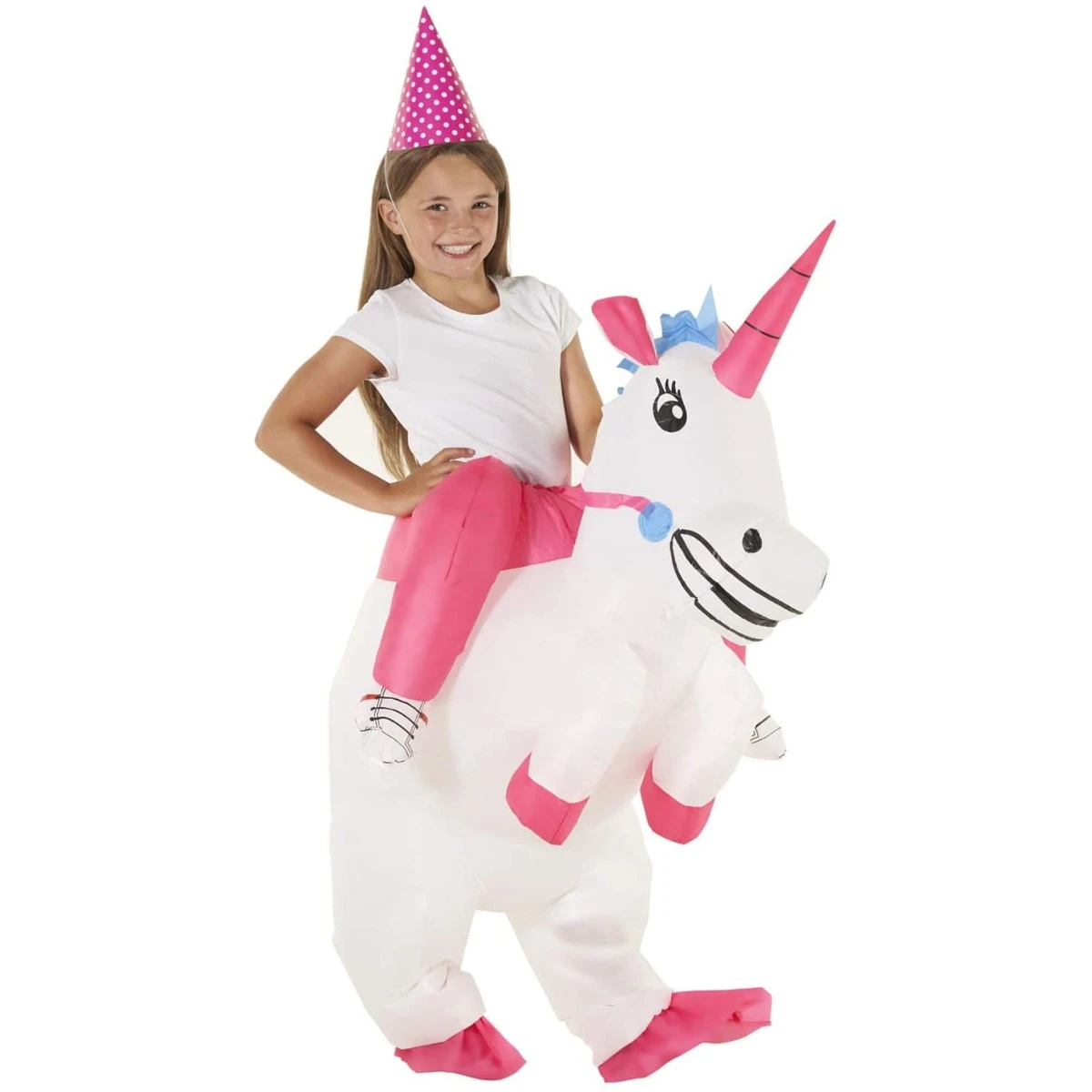 Costume Gonfiabile Unicorno Cavalcabile Bambino 7 Costume Gonfiabile Unicorno Cavalcabile Bambino - immagine 5