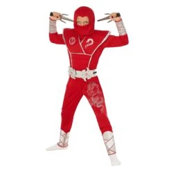 Costume Da Drago Ninja Rosso Per Bambini