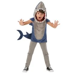 Kids Great White Shark Tunic Costume 13 Kids Great White Shark Tunic Costume -Vendite Morphsuits mcktgws great white shark tunic kids 2