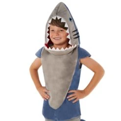 Kids Great White Shark Tunic Costume 12 Kids Great White Shark Tunic Costume -Vendite Morphsuits mcktgws great white shark tunic kids 3