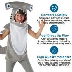 Kids Hammerhead Shark Tunic Costume 11 Kids Hammerhead Shark Tunic Costume -Vendite Morphsuits mckthms hammerhead shark tunic kids 6