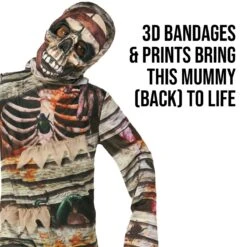 Costume Da Mummia Bifronte Per Bambino 15 Costume Da Mummia Bifronte Per Bambino -Vendite Morphsuits mcktmf two faced mummy kids 08 min