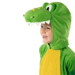 Costume Dinosauro T-Rex Verde Bambino -Vendite Morphsuits mcktr green trex dinosaur kids amazon 08 min
