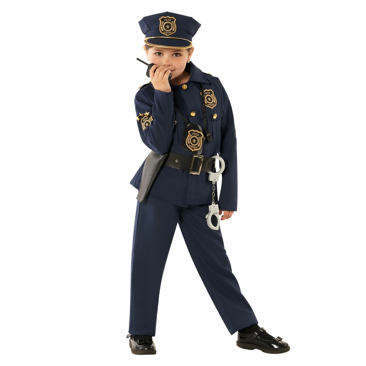 USA Police Sergeant Costume Kids 9 USA Police Sergeant Costume Kids - immagine 7
