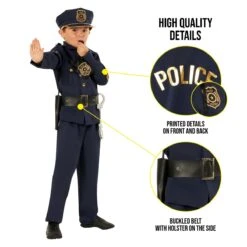 USA Police Sergeant Costume Kids 12 USA Police Sergeant Costume Kids -Vendite Morphsuits mckupsr us police kids with radio 4