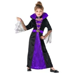 Kids Vampiress Costume Purple
