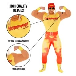 Costume Da Lottatore Hulk Hogan Per Gli Uomini -Vendite Morphsuits mclhh wwe hulk hogan feature 02 min