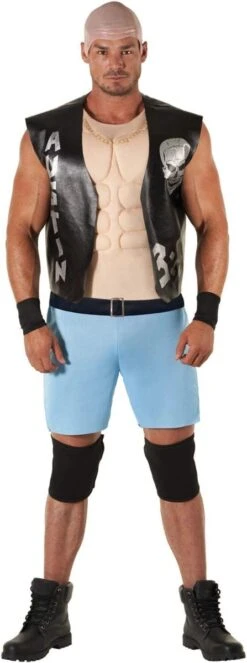 Costume Stone Cold Steve Austin Adulto 9 Costume Stone Cold Steve Austin Adulto -Vendite Morphsuits mclscsa 01
