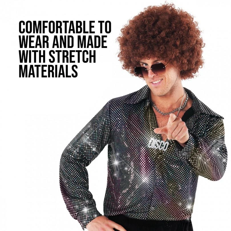 Camicia Di Costume Da Discoteca Per Uomini 4 Camicia Di Costume Da Discoteca Per Uomini - immagine 2