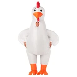 Costume Da Pollo Gigante Gonfiabile Per Uomo 15 Costume Da Pollo Gigante Gonfiabile Per Uomo -Vendite Morphsuits mcmgick giant inflatable chicken adult 02