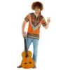 Kit Costume Hippie Arancione Da Uomo 1 Kit Costume Hippie Arancione Da Uomo -Vendite Morphsuits mcmhko hippie kit orange 2