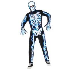 Costume Da Scheletro Elettrico Per Uomo 12 Costume Da Scheletro Elettrico Per Uomo -Vendite Morphsuits mcmjesk electric skeleton jumpsuit mens 02