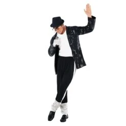 Re Del Pop Costume Per Uomini 21 Re Del Pop Costume Per Uomini -Vendite Morphsuits mcmkp 04