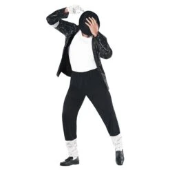 Re Del Pop Costume Per Uomini 23 Re Del Pop Costume Per Uomini -Vendite Morphsuits mcmkp 06