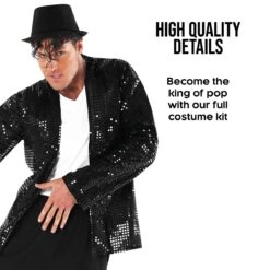 Re Del Pop Costume Per Uomini 16 Re Del Pop Costume Per Uomini -Vendite Morphsuits mcmkp 11