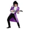 Costume Da Principe Viola Della Musica Pop Anni '80 Da Uomo 2 Costume Da Principe Viola Della Musica Pop Anni '80 Da Uomo -Vendite Morphsuits mcmppp purple prince of pop 3