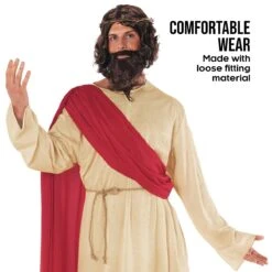 Costume Di Gesù Per Gli Uomini 14 Costume Di Gesù Per Gli Uomini -Vendite Morphsuits mcmrj jesus red mens 09