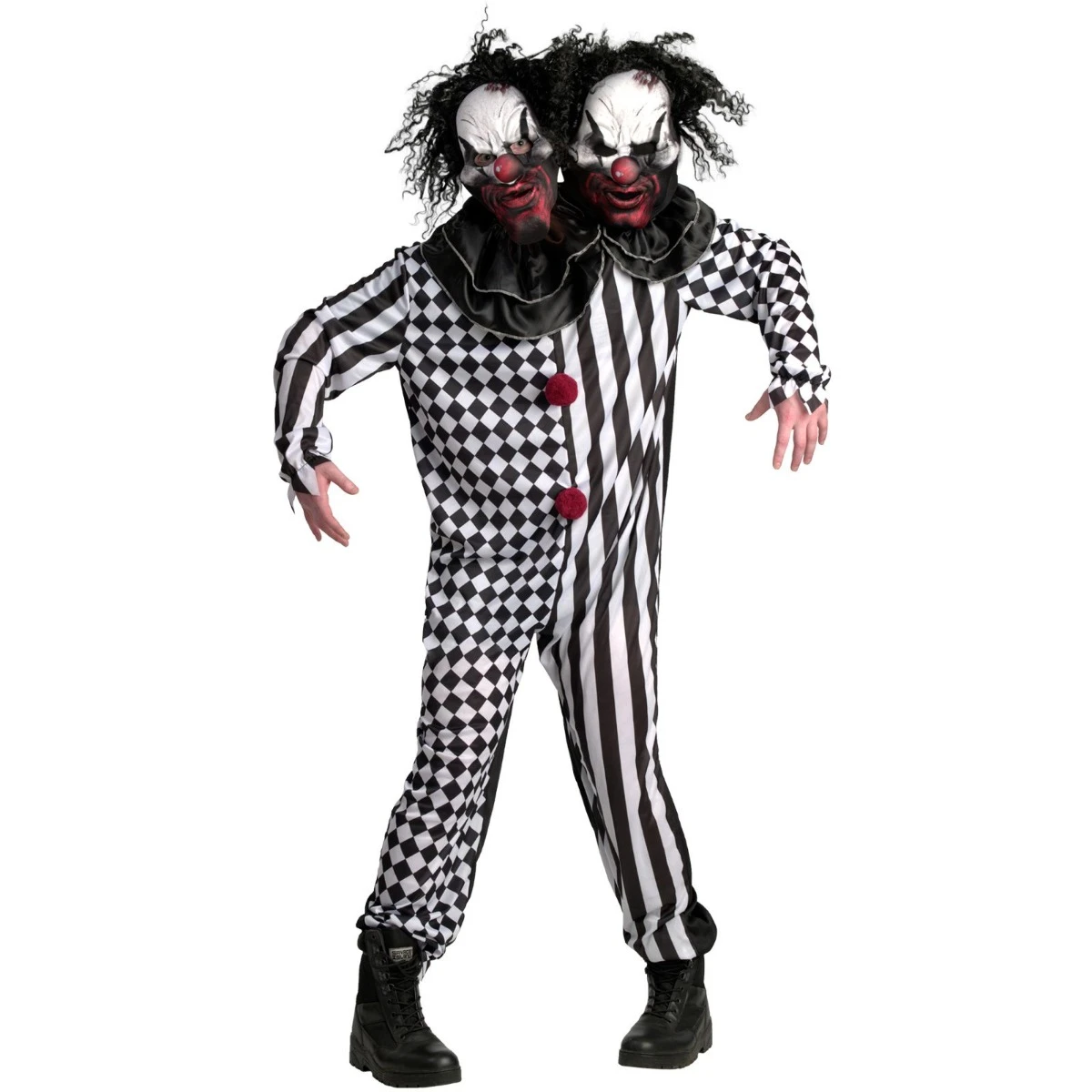 Costume Da Clown A Due Teste 3 Costume Da Clown A Due Teste