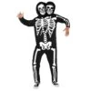 Costume Da Scheletro A Due Teste Per Uomo 1 Costume Da Scheletro A Due Teste Per Uomo -Vendite Morphsuits mcmtsk two headed skeleton adult 01
