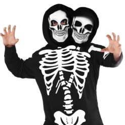 Costume Da Scheletro A Due Teste Per Uomo 11 Costume Da Scheletro A Due Teste Per Uomo -Vendite Morphsuits mcmtsk two headed skeleton adult 05