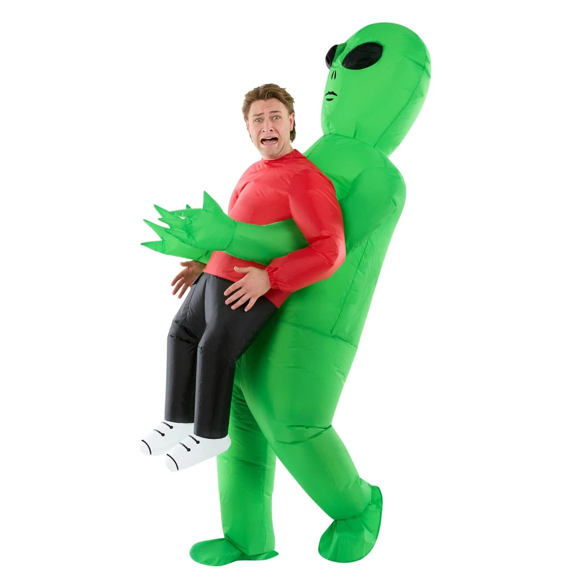 Alien Inflatable Costume Pick Me Up Mens Red 7 Alien Inflatable Costume Pick Me Up Mens Red - immagine 5