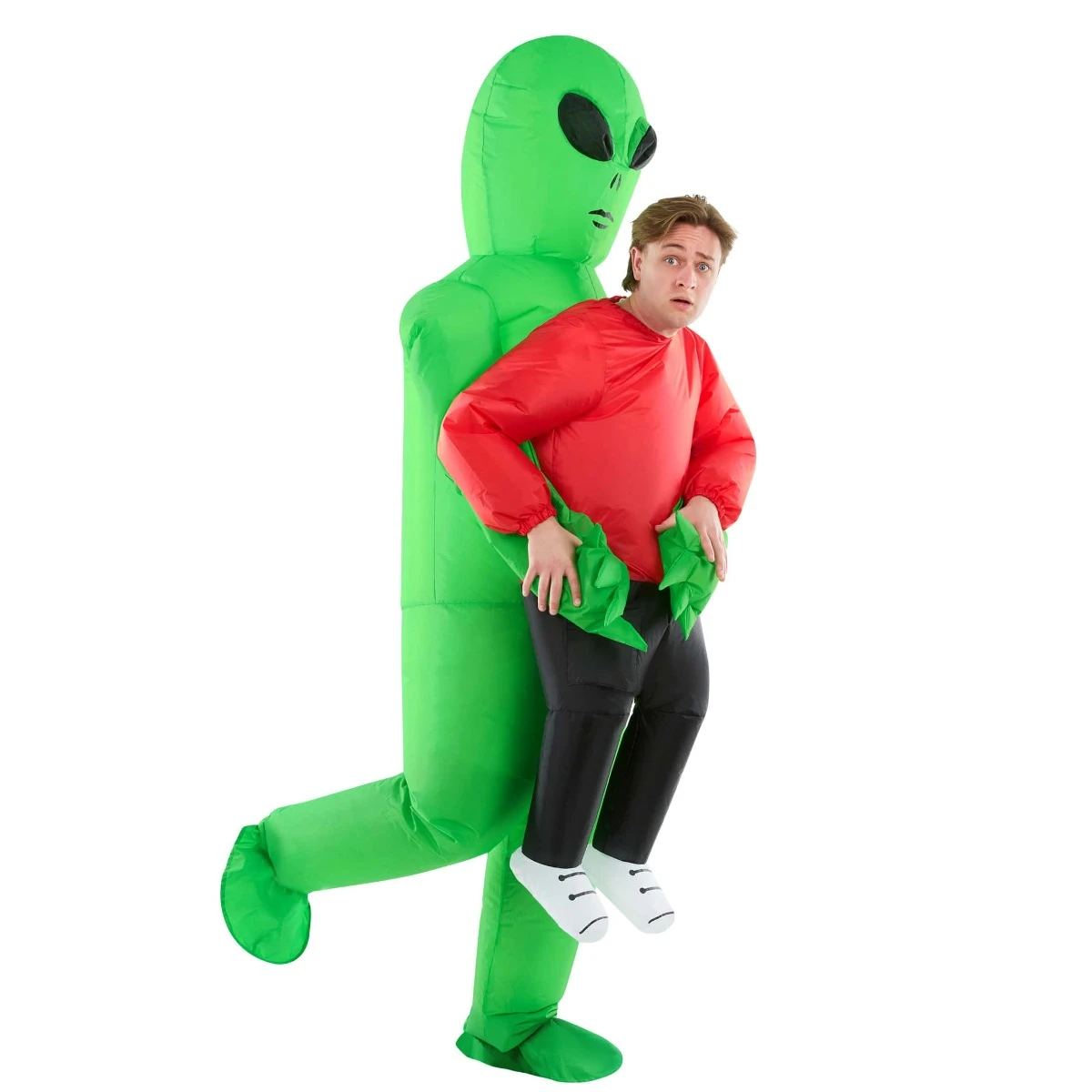 Alien Inflatable Costume Pick Me Up Mens Red 3 Alien Inflatable Costume Pick Me Up Mens Red