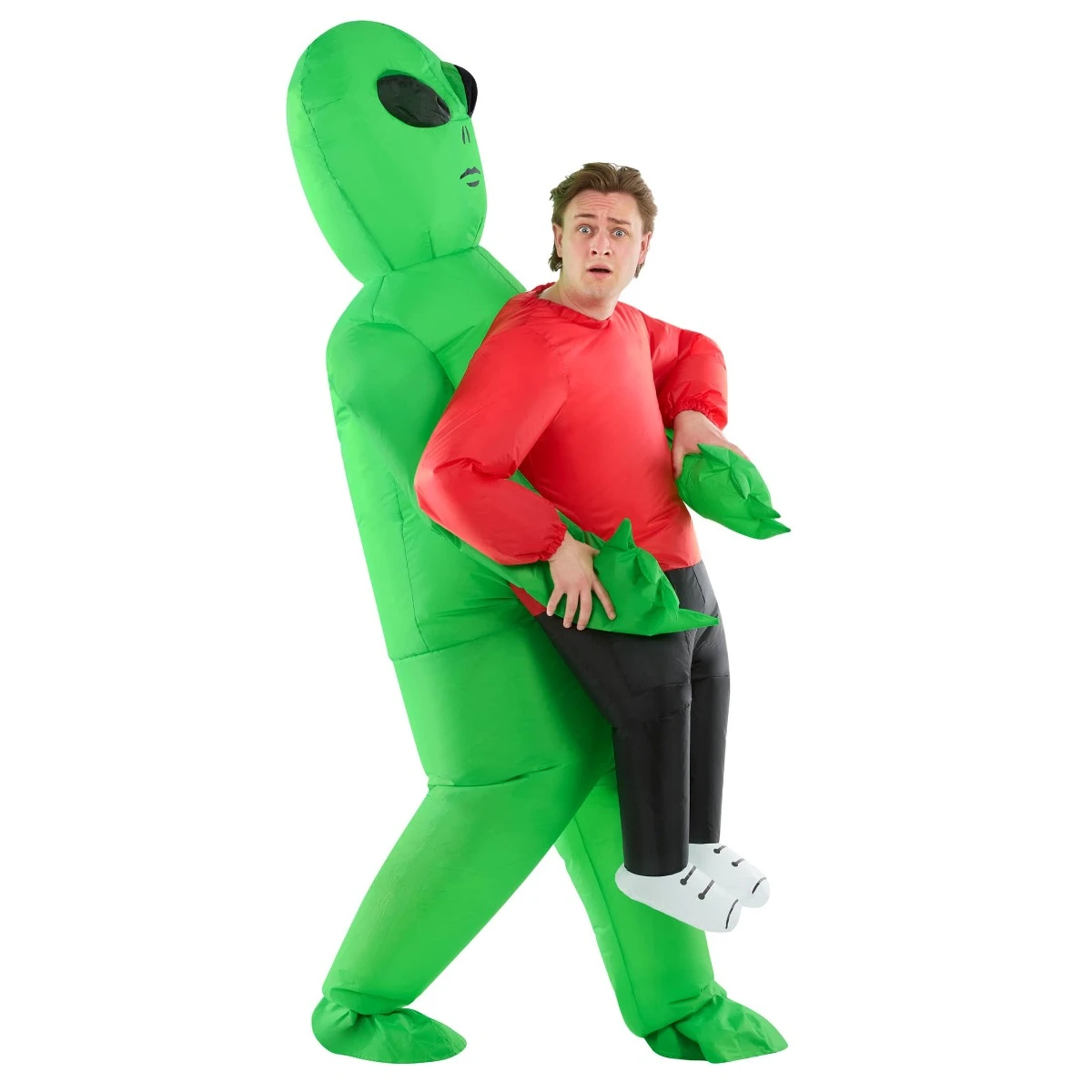 Alien Inflatable Costume Pick Me Up Mens Red 11 Alien Inflatable Costume Pick Me Up Mens Red - immagine 9