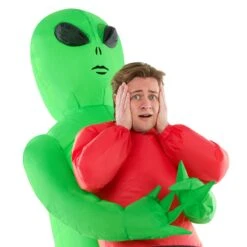 Alien Inflatable Costume Pick Me Up Mens Red 18 Alien Inflatable Costume Pick Me Up Mens Red -Vendite Morphsuits mcpira red abductee alien pmu adults 06 min