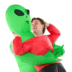 Alien Inflatable Costume Pick Me Up Mens Red 19 Alien Inflatable Costume Pick Me Up Mens Red -Vendite Morphsuits mcpira red abductee alien pmu adults 07 min