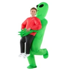 Alien Inflatable Costume Pick Me Up Mens Red 23 Alien Inflatable Costume Pick Me Up Mens Red -Vendite Morphsuits mcpira red abductee alien pmu adults 08 min