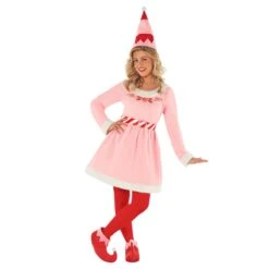 Costume Per Abiti Rosa Di Natale Per Donne 17 Costume Per Abiti Rosa Di Natale Per Donne -Vendite Morphsuits mcwcep christmas elf pink dress 1