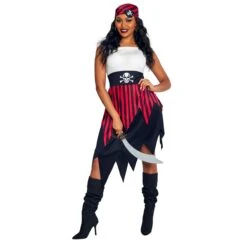 Womens Pirate Deckhand Costume Dress