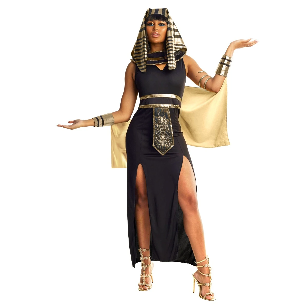 Womens Egyptian Pharaoh Queen Costume 7 Womens Egyptian Pharaoh Queen Costume - immagine 5